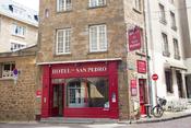 The facade of the San Pedro Hotel in Saint-Malo 02
