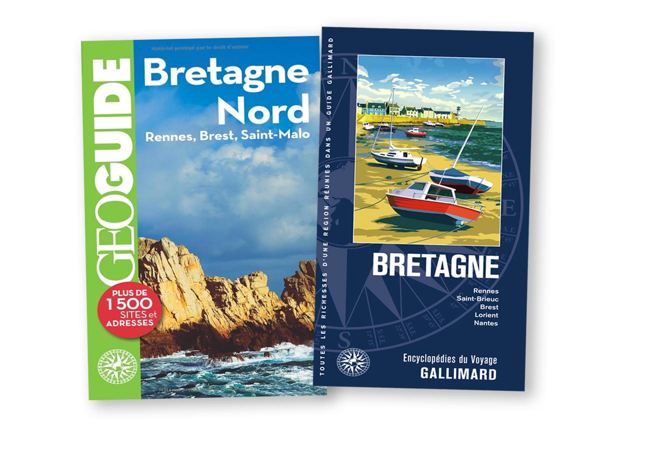 Guide Gallimard et Géo guide Bretagne